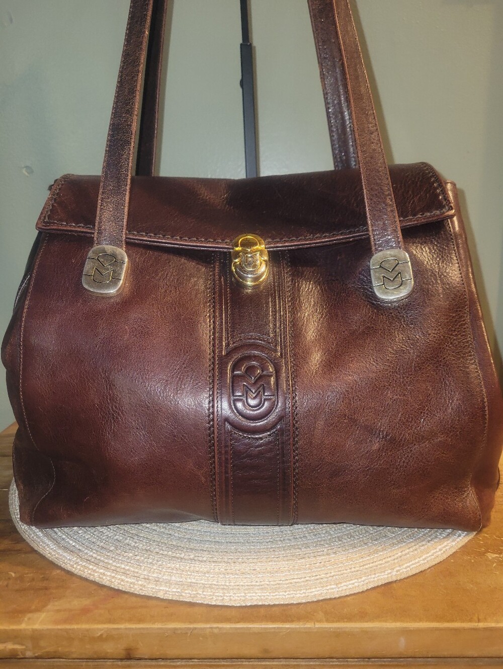 Marino Orlandi Italian leather shoulder bag Vintage